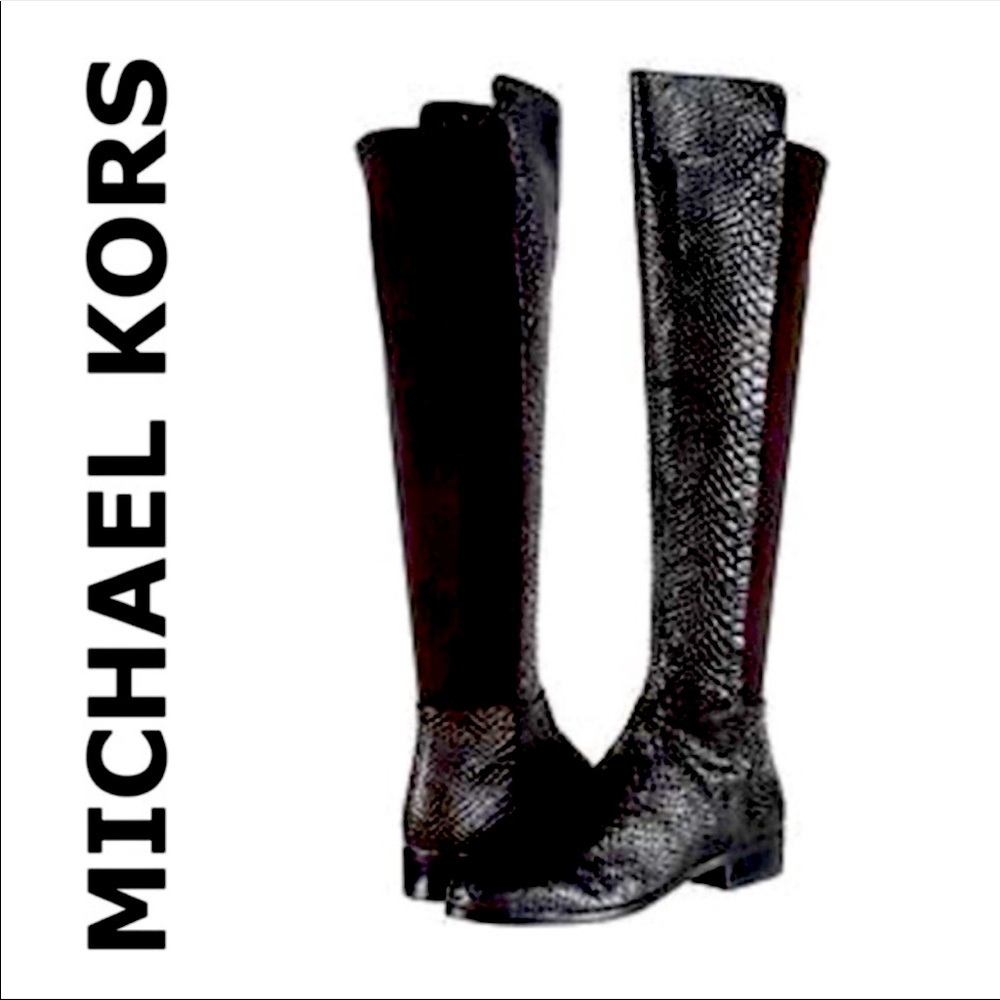 Gorgeous lightly used snake skin Michael Kors boot